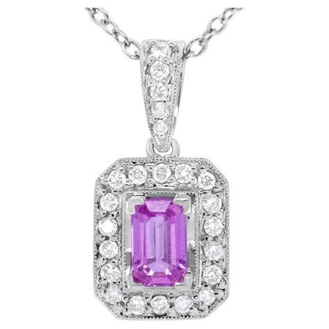 lv high jewelry pink sapphire diamond necklace